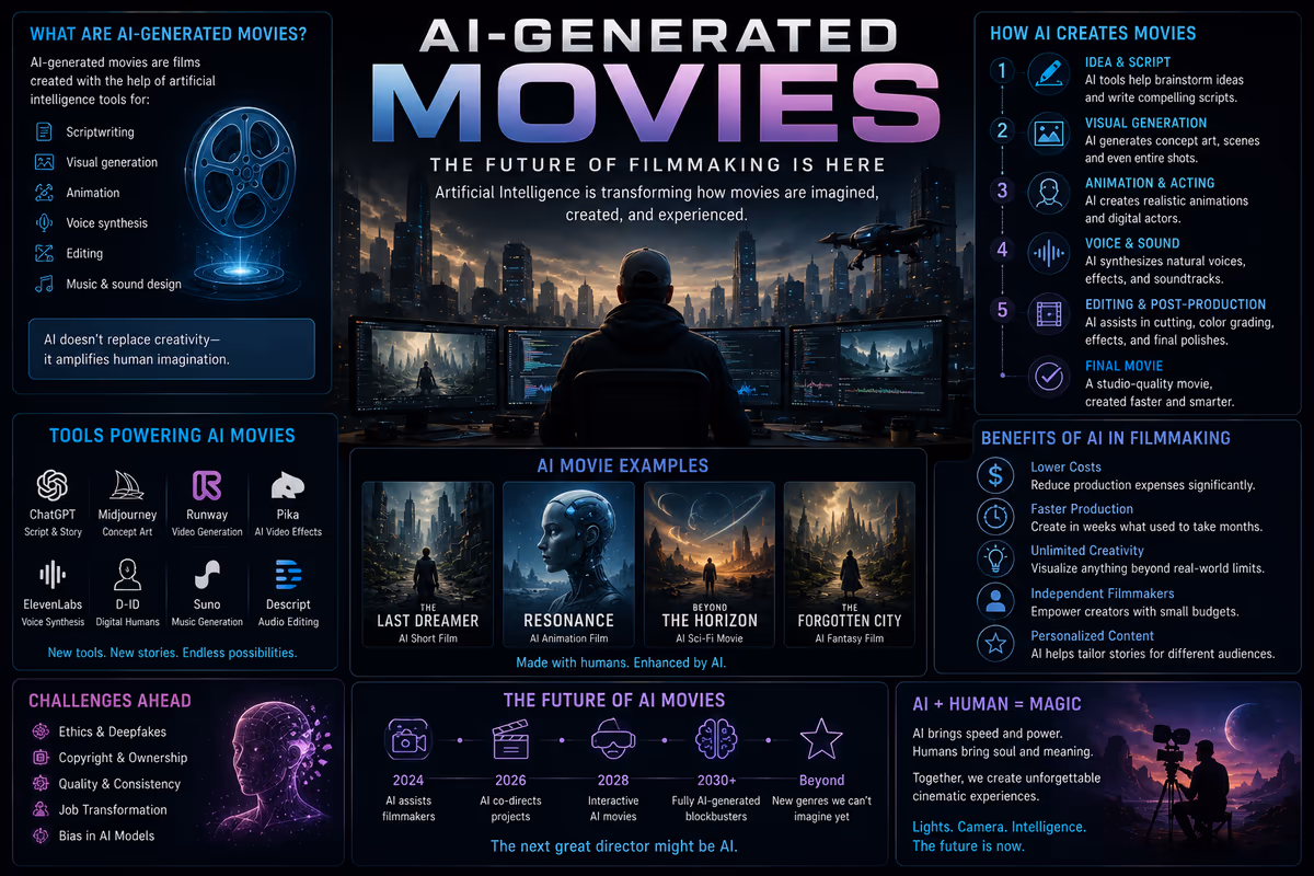 AI-Generated Movies: How Artificial Intelligence Is Transforming Filmmaking