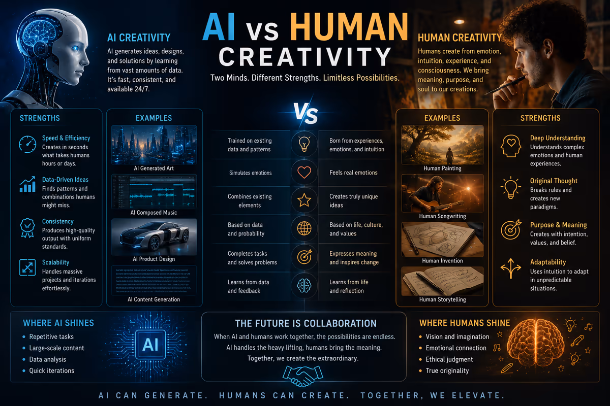 AI vs Human Creativity: Can Artificial Intelligence Really Create?