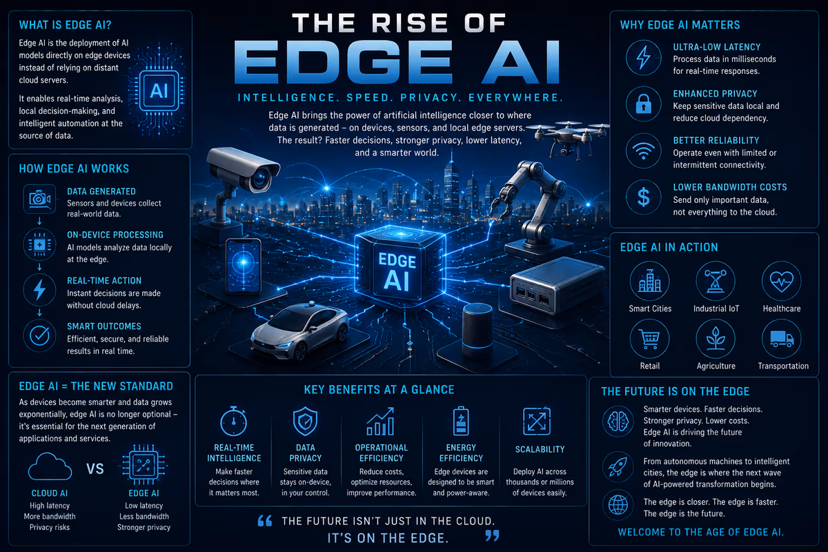 The Rise of Edge AI: Bringing Artificial Intelligence Closer to the Real World